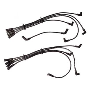 CHEVROLET SPARK PLUG WIRE SET BLACK FOR USE WITH HVS DISTRIBUTOR